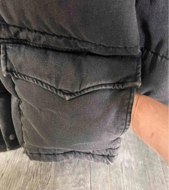 Levi's/リーバイス/ブラックデニムダウンジャケット/アメカジ/ストリート/BLACK/denim/黒/XL/ボア/ウエスタン < ブランド Levi's/リーバイス/ブラックデニムダウンジャケット/アメカジ/ストリート/BLACK/denim/黒/XL/ボア/ウエスタン < ブランドの