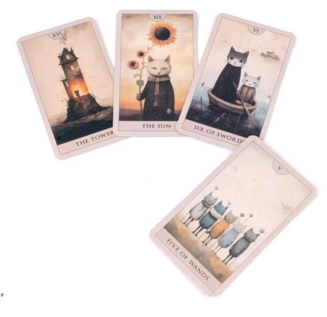 不思議な猫タロット78枚 ポケットサイズ < 本/雑誌 不思議な猫タロット78枚 ポケットサイズ < 本/雑誌の