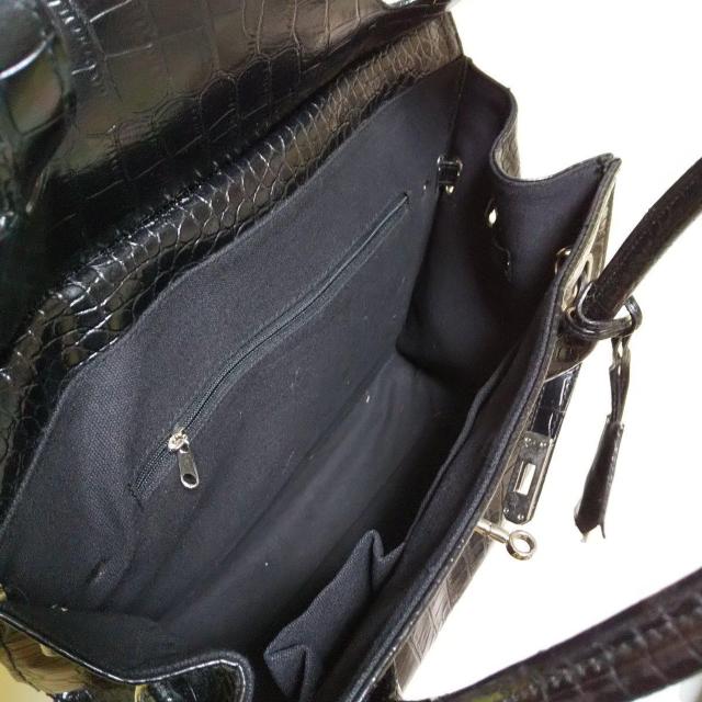 セレブ女優bag★2wayBLACKクロコ型押しbag(ショルダーベルト付き)  黒ageha < 女性ファッション  セレブ女優bag★2wayBLACKクロコ型押しbag(ショルダーベルト付き)  黒ageha < 女性ファッションの