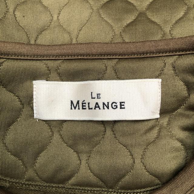 即決 LE MELANGE ミリタリーキルトウェーブスクエアブルゾン < 女性ファッション  即決 LE MELANGE ミリタリーキルトウェーブスクエアブルゾン < 女性ファッションの