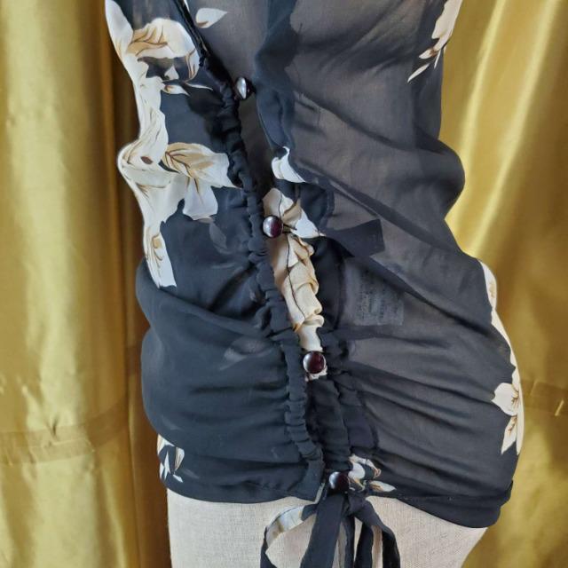 込み★donightCa★シースルー&巻き系★腕二ヶ所出しトップス★M★ < 女性ファッション  込み★donightCa★シースルー&巻き系★腕二ヶ所出しトップス★M★ < 女性ファッションの