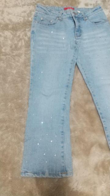 S61/七分丈/ストーン付きジーンズ// < 女性ファッション  S61/七分丈/ストーン付きジーンズ// < 女性ファッションの