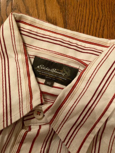 EDDIE BAUER エディーバウアー ストライプ シャツ 半袖 コットン アメカジ メンズ 古着  < ブランド  EDDIE BAUER エディーバウアー ストライプ シャツ 半袖 コットン アメカジ メンズ 古着  < ブランドの
