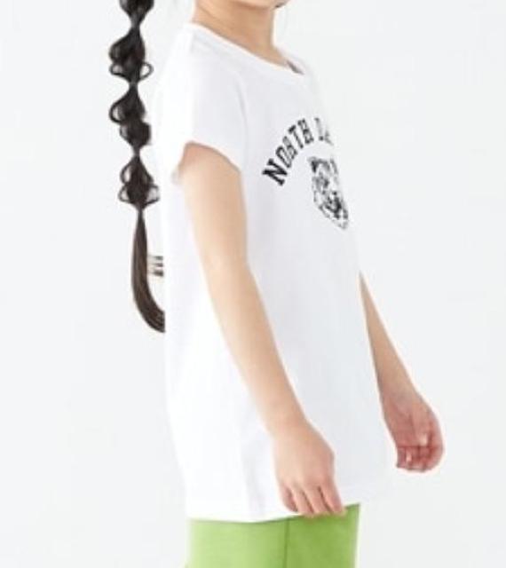 130★綿100%★トラプリント★半袖Tシャツチュニック★新品★送料無料 < キッズ/ベビー  130★綿100%★トラプリント★半袖Tシャツチュニック★新品★送料無料 < キッズ/ベビーの