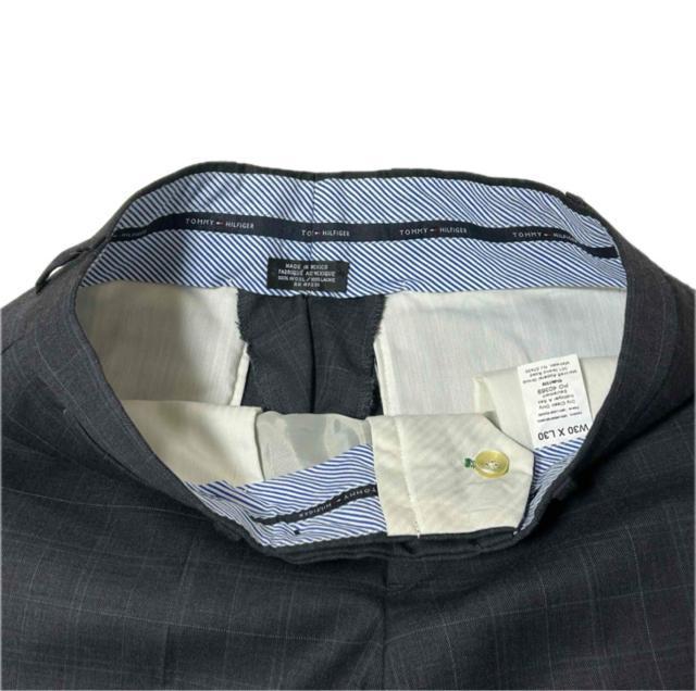 美品 トミーヒルフィガー チェック柄 スラックス ウール W30 L30 < ブランド 美品 トミーヒルフィガー チェック柄 スラックス ウール W30 L30 < ブランドの