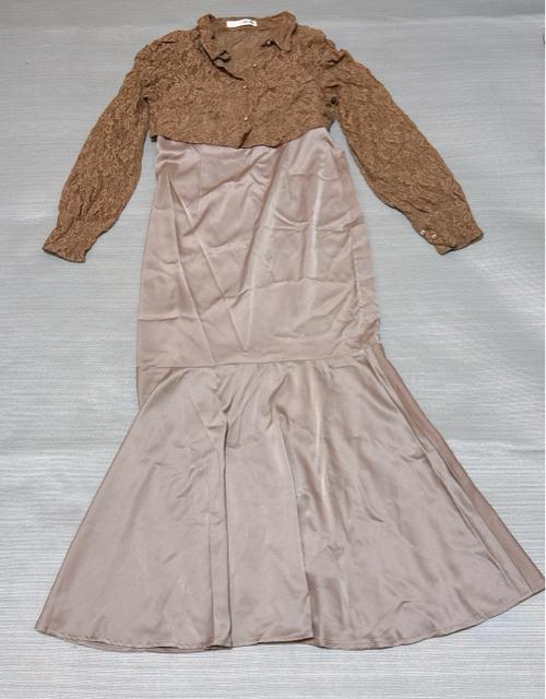 ROYALPARTYレースブラウスレイヤードワンピース < ブランド ROYALPARTYレースブラウスレイヤードワンピース < ブランドの