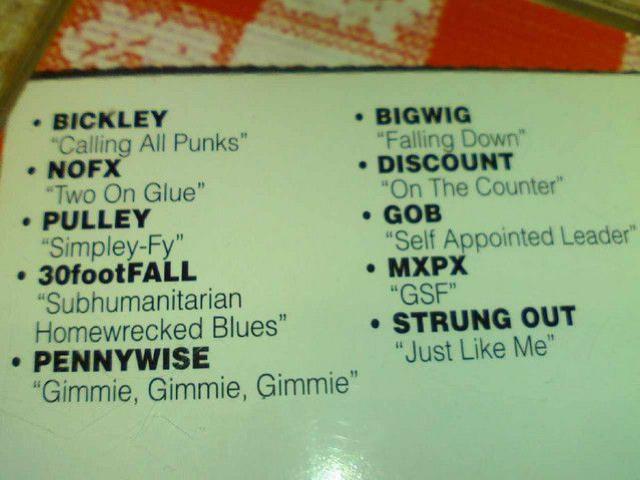 sPUNKtNOFX PENNYWISE 98 MUTE BACKSIDE  BICKLEY pN bN ROCK PUNK  CD/DVD/rfI 