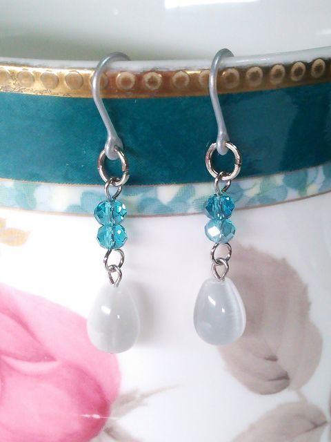 キャッツアイクリスタル雫エメラルドグリーンスワロ樹脂フック☆ < 女性アクセサリー/時計  キャッツアイクリスタル雫エメラルドグリーンスワロ樹脂フック☆  < 女性アクセサリー/時計の