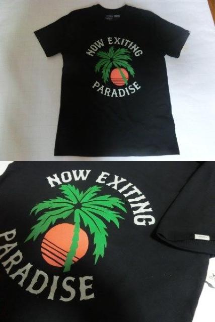 USA購入 バンズ【VANS】ヤシの木プリントTシャツUS M ブラック < 男性ファッション  USA購入 バンズ【VANS】ヤシの木プリントTシャツUS M ブラック < 男性ファッションの