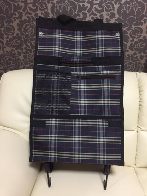 378.新品☆ショッピングカートバッグ☆チェック柄 < 女性ファッション  378.新品☆ショッピングカートバッグ☆チェック柄 < 女性ファッションの