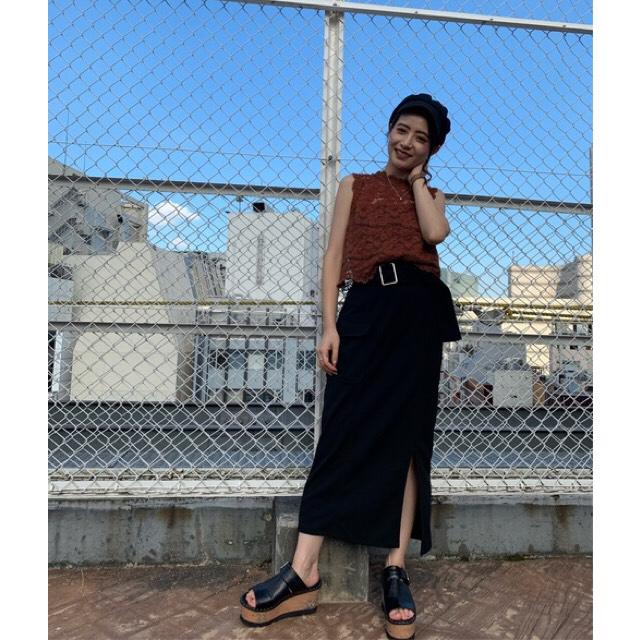 限定SALEセール●定価8,140円●MURUAムルーア●サイドポケットスリットスカート●赤レッド●タイトスカート < ブランド  限定SALEセール●定価8,140円●MURUAムルーア●サイドポケットスリットスカート●赤レッド●タイトスカート < ブランドの