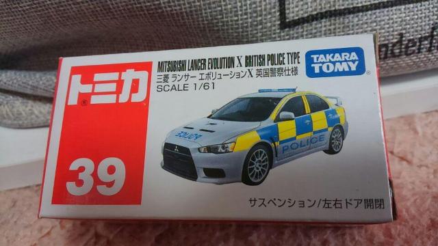 トミカ 旧39 三菱 ランサーエボリューションX 英国警察仕様 初回箱 未開封 新品 < ホビー  トミカ 旧39 三菱 ランサーエボリューションX 英国警察仕様 初回箱 未開封 新品 < ホビーの