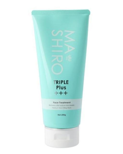 30秒ですっぴん美肌 MA・SHIRO+++ マシロトリプルプラス フェイストリートメント 洗い流すパック < 香水/コスメ/ネイル  30秒ですっぴん美肌 MA・SHIRO+++ マシロトリプルプラス フェイストリートメント 洗い流すパック < 香水/コスメ/ネイルの
