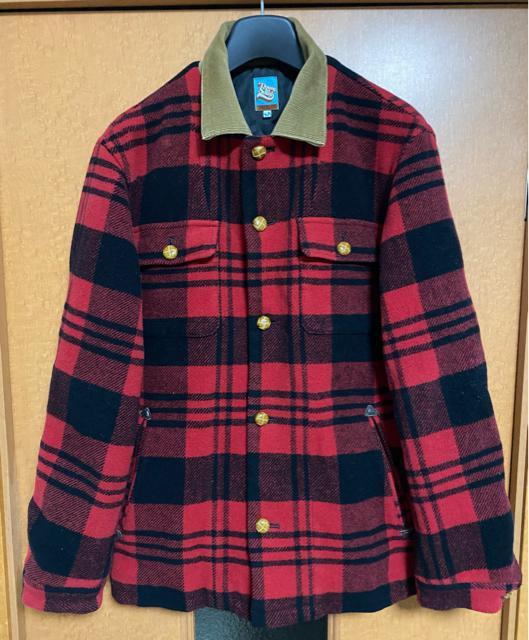 赤黒チェックジャケット☆ < 男性ファッション  赤黒チェックジャケット☆  < 男性ファッションの