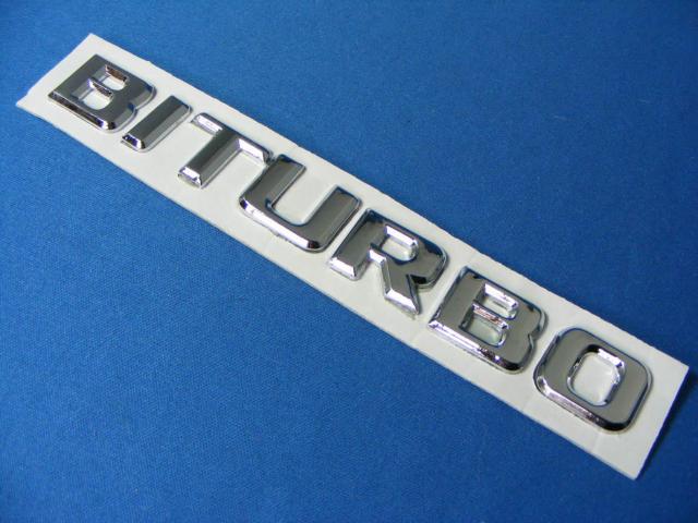 ● 数量限定品!BITURBO ビターボ 軽量ABS製 CH/クロームメッキ仕上げ セパレートタイプ エンブレム 新品未開封品● < 自動車/バイク ● 数量限定品!BITURBO ビターボ 軽量ABS製 CH/クロームメッキ仕上げ セパレートタイプ エンブレム 新品未開封品● < 自動車/バイク