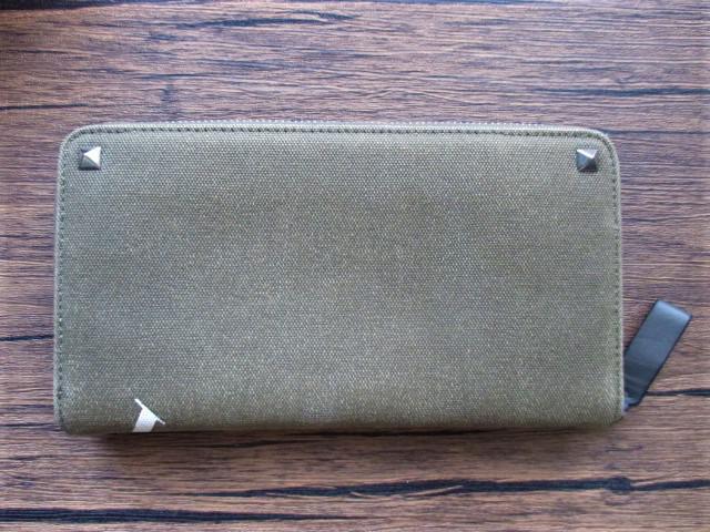 ☆VALENTINO ヴァレンティノ プリント ロゴ ラウンドファスナー 長財布 財布 キャンバス×レザー ユニセックス☆未使用 < ブランド  ☆VALENTINO ヴァレンティノ プリント ロゴ ラウンドファスナー 長財布 財布 キャンバス×レザー ユニセックス☆未使用 < ブランドの