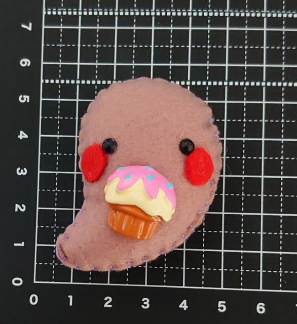 ハンドメイド♪マグネットマスコット『おやつ大好きおばけ』カップケーキ < ペット/手芸/園芸  ハンドメイド♪マグネットマスコット『おやつ大好きおばけ』カップケーキ < ペット/手芸/園芸の