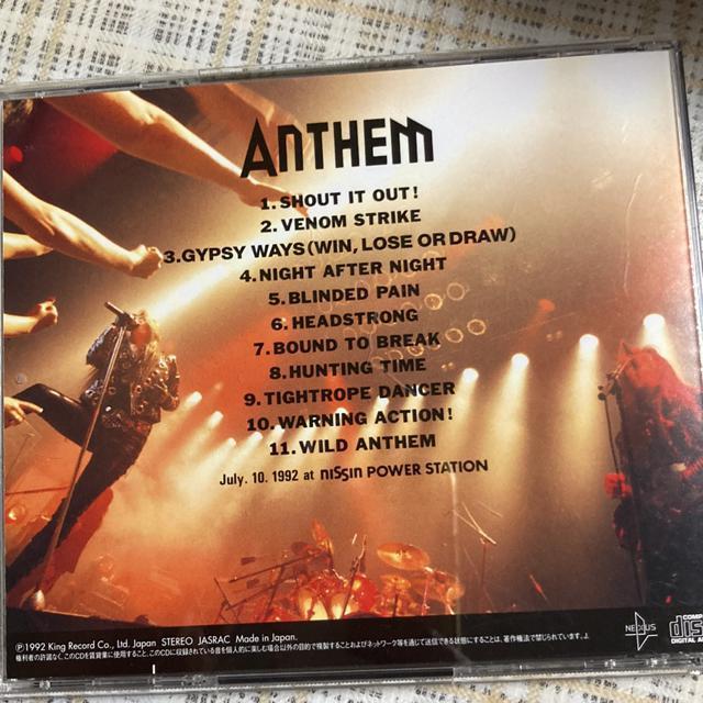 ZCD ANTHEM / LAST ANTHEM : LIVE 1992  2015NŐV}X^[  ^gObY 