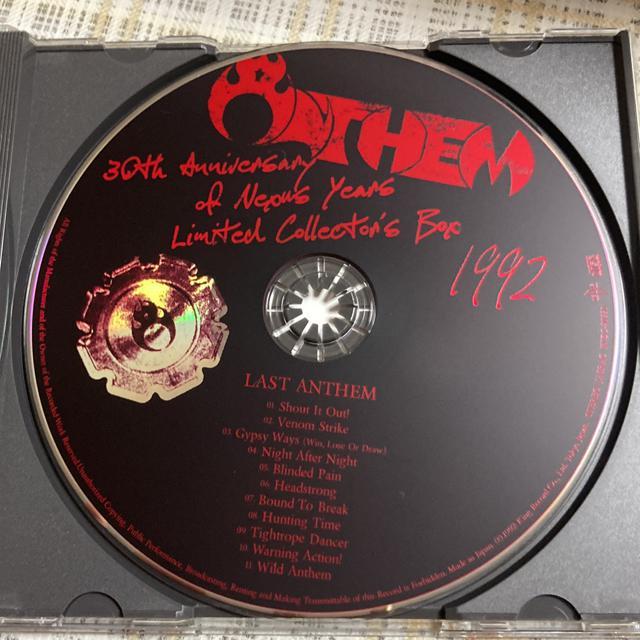 ZCD ANTHEM / LAST ANTHEM : LIVE 1992  2015NŐV}X^[  ^gObY 