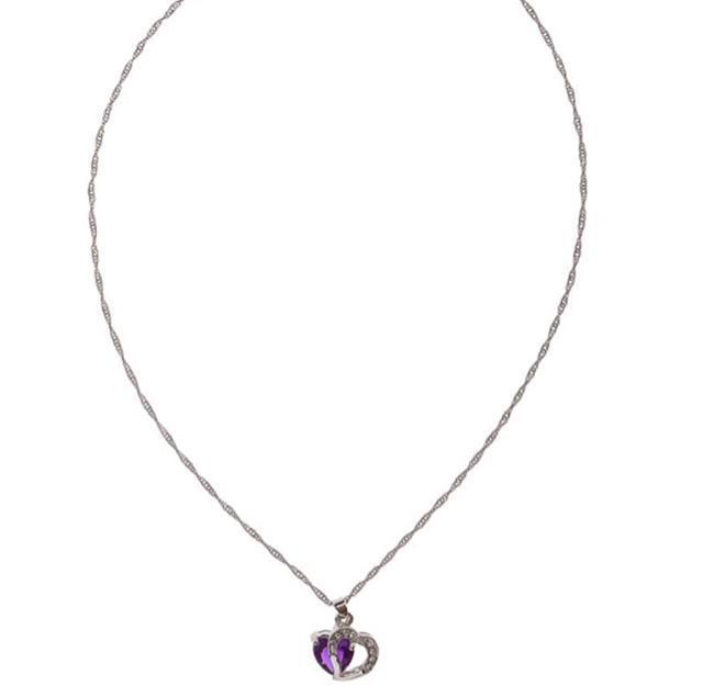 レディース ネックレス Wハートネックレス CZダイヤ パープル/SALE価格 < 女性アクセサリー/時計 レディース ネックレス Wハートネックレス CZダイヤ パープル/SALE価格 < 女性アクセサリー/時計の