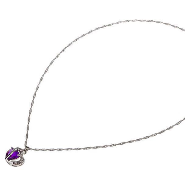 レディース ネックレス Wハートネックレス CZダイヤ パープル/SALE価格 < 女性アクセサリー/時計 レディース ネックレス Wハートネックレス CZダイヤ パープル/SALE価格 < 女性アクセサリー/時計の