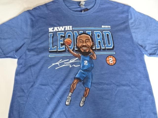 NBA LAクリッパーズ カワイ レナード イラストプリントTシャツUS M < 男性ファッション  NBA LAクリッパーズ カワイ レナード イラストプリントTシャツUS M  < 男性ファッションの