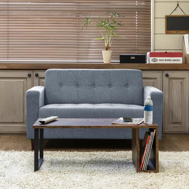 【送料無料】センターテーブル 収納付き 机 ローテーブル 木目調 ブラウン < インテリア/ライフ 【送料無料】センターテーブル 収納付き 机 ローテーブル 木目調 ブラウン < インテリア/ライフの