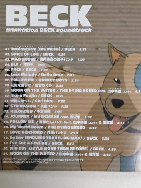 CD/Aj//oyC萔&0~@ animation@BECK@xbN@soundtrack@  CD/DVD/rfI 