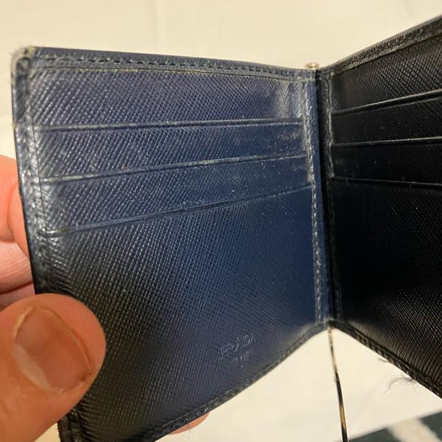 【PRADA / プラダ】 サフィアーノ / レザー / マネークリップ / ネイビー < ブランド  【PRADA / プラダ】 サフィアーノ / レザー / マネークリップ / ネイビー < ブランドの