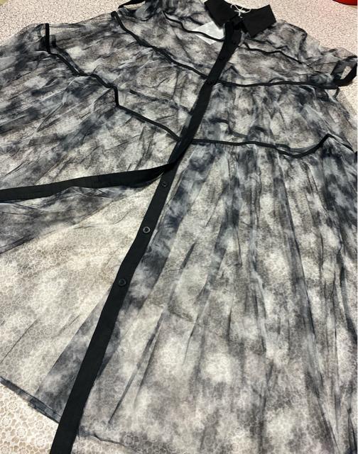 2点セット キャミーワンピース 前開きシースルー レースワンピース 大きいサイズ < 女性ファッション 2点セット キャミーワンピース 前開きシースルー レースワンピース 大きいサイズ < 女性ファッションの