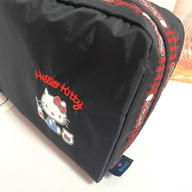 ★新品未使用★LeSportsac レスポートサック ハローキティー ブラック 黒色 化粧ポーチ 収納ポケット 7121 送料無料 < 女性ファッション  ★新品未使用★LeSportsac レスポートサック ハローキティー ブラック 黒色 化粧ポーチ 収納ポケット 7121 送料無料 < 女性ファッションの
