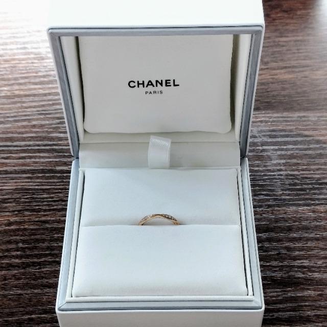 シャネル カメリアコレクション エタニティ ダイヤモンド リング K18PG 2.2g < ブランド  シャネル カメリアコレクション エタニティ ダイヤモンド リング K18PG 2.2g < ブランドの