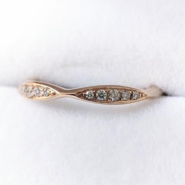 シャネル カメリアコレクション エタニティ ダイヤモンド リング K18PG 2.2g < ブランド  シャネル カメリアコレクション エタニティ ダイヤモンド リング K18PG 2.2g < ブランドの