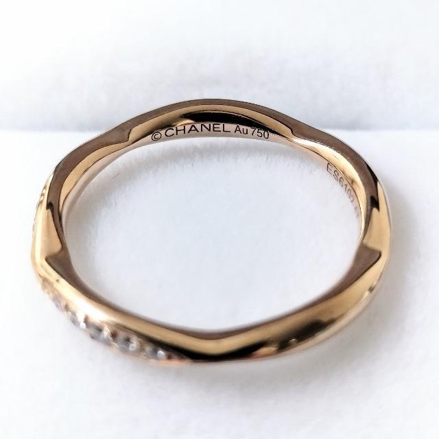シャネル カメリアコレクション エタニティ ダイヤモンド リング K18PG 2.2g < ブランド  シャネル カメリアコレクション エタニティ ダイヤモンド リング K18PG 2.2g < ブランドの