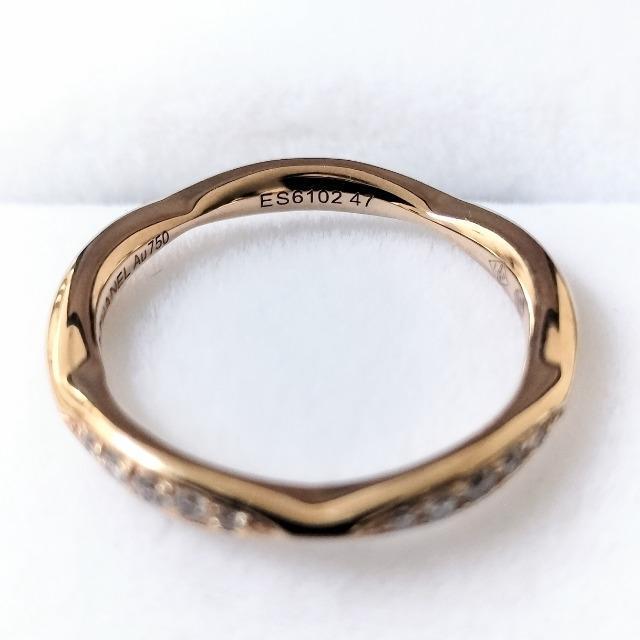 シャネル カメリアコレクション エタニティ ダイヤモンド リング K18PG 2.2g < ブランド  シャネル カメリアコレクション エタニティ ダイヤモンド リング K18PG 2.2g < ブランドの