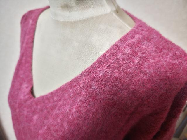 ★古着★大きいサイズ★Vネックモヘアニット★4L★ < 女性ファッション ★古着★大きいサイズ★Vネックモヘアニット★4L★ < 女性ファッションの