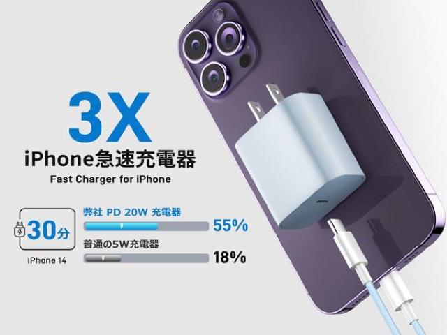 2個セット iPhone 充電器 20W PD急速 USB C-Lightningケーブル 2m付き タイプC アイフォン充電器 < 家電/AV 2個セット iPhone 充電器 20W PD急速 USB C-Lightningケーブル 2m付き タイプC アイフォン充電器 < 家電/AVの