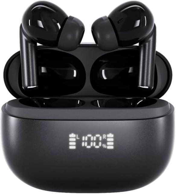 ワイヤレスイヤホン Bluetooth 6.0&Hi-Fi級 ENCダブルマイク通話 ノイズキャンセリング 自動ペアリング 防水 < 家電/AV ワイヤレスイヤホン Bluetooth 6.0&Hi-Fi級 ENCダブルマイク通話 ノイズキャンセリング 自動ペアリング 防水 < 家電/AVの