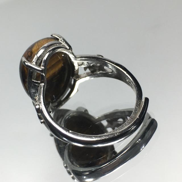 《No.R167》南アフリカ産 天然タイガーアイ フリーサイズring < 男性アクセサリー/時計  《No.R167》南アフリカ産 天然タイガーアイ フリーサイズring < 男性アクセサリー/時計の