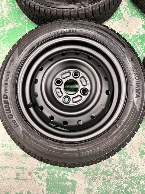 0192102)激安国産中古ヨコハマスタッドレスタイヤ4本艶消しブラックスチールホイールセット軽自動車155/65R14送料無料 < 自動車/バイク 0192102)激安国産中古ヨコハマスタッドレスタイヤ4本艶消しブラックスチールホイールセット軽自動車155/65R14送料無料 < 自動車/バイク