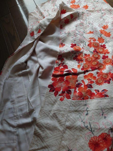 USED、振袖、花車、金彩 < 女性ファッション  USED、振袖、花車、金彩 < 女性ファッションの