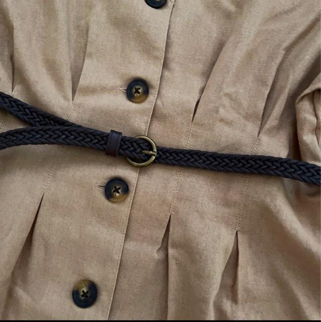 新品  Vネック前ボタン半袖ワンピース シャツワンピース < 女性ファッション  新品  Vネック前ボタン半袖ワンピース シャツワンピース < 女性ファッションの