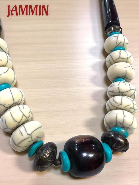 ボーンビーズネックレス アジアン ヒッピー エスニック アジアン 個性派 衣装 < 女性アクセサリー/時計  ボーンビーズネックレス アジアン ヒッピー エスニック アジアン 個性派 衣装 < 女性アクセサリー/時計の