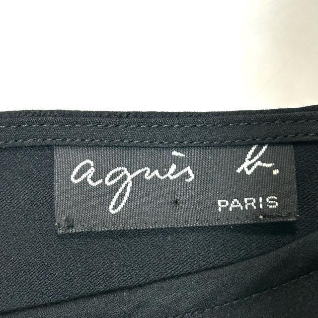 agnes b. アニエスベー ワンピース 5部袖 ブラック < ブランド  agnes b. アニエスベー ワンピース 5部袖 ブラック < ブランドの