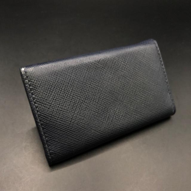 即決 PRADA プラダ 6連 キーケース サフィアーノ ネイビー < ブランド  即決 PRADA プラダ 6連 キーケース サフィアーノ ネイビー < ブランドの