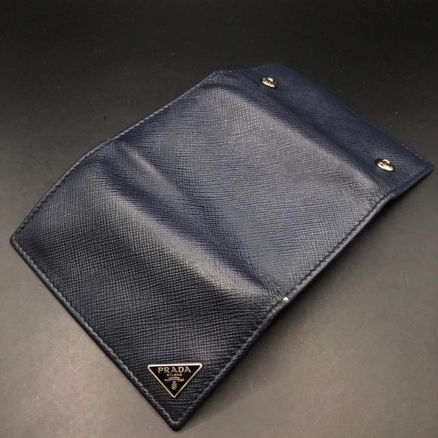 即決 PRADA プラダ 6連 キーケース サフィアーノ ネイビー < ブランド  即決 PRADA プラダ 6連 キーケース サフィアーノ ネイビー < ブランドの