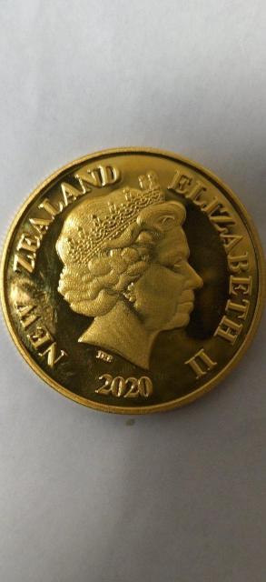 2020年 ニュージーランド エリザベス二世 ミッキーマウス 金色メダル < ホビー 2020年 ニュージーランド エリザベス二世 ミッキーマウス 金色メダル < ホビーの