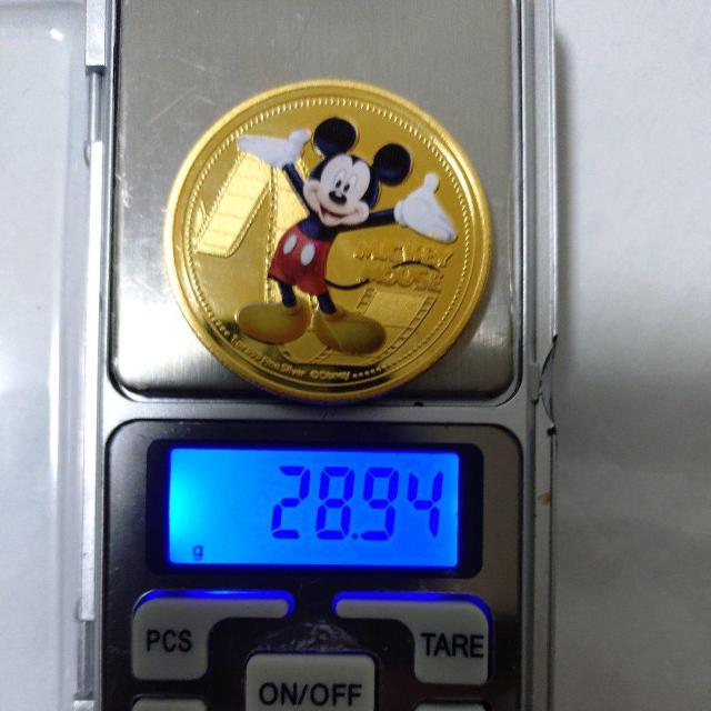 2020年 ニュージーランド エリザベス二世 ミッキーマウス 金色メダル < ホビー 2020年 ニュージーランド エリザベス二世 ミッキーマウス 金色メダル < ホビーの