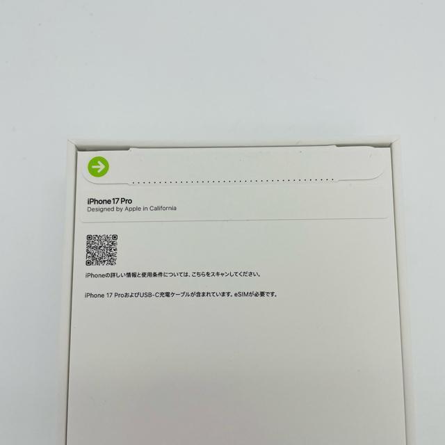 J iPhone 17 Pro 512 GB SIMt[ {  Ɠd/AV 
