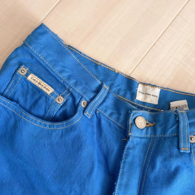 ◆Calvin Klein/カルバンクライン◆デニムショートパンツ★ブルー30*ギャル*海外コーデ♪ < ブランド ◆Calvin Klein/カルバンクライン◆デニムショートパンツ★ブルー30*ギャル*海外コーデ♪ < ブランドの